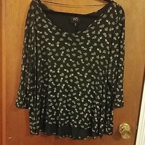 2/$18 W5 concept 3/4 sleeve bicycles anthropologie